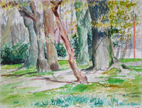 Landschaft 4, Aquarell